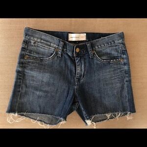 Denim Cut Off Shorts Paper Denim Cloth Size 4
